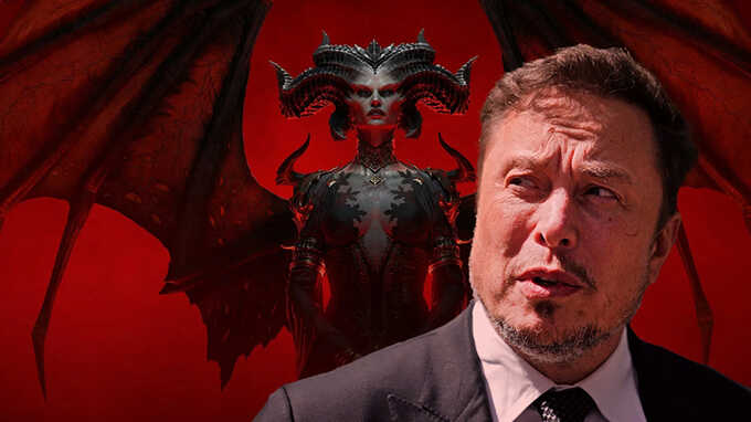 Илон Маск вошел в мировой топ-20 игроков Diablo 4